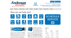 Desktop Screenshot of andersondirectservice.com